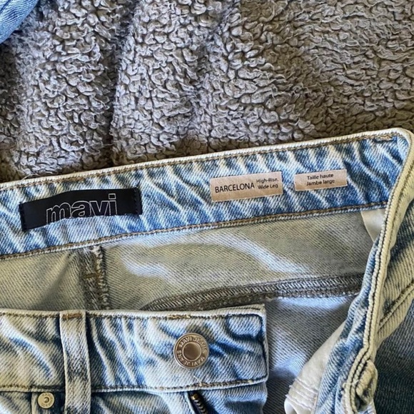 Mavi barcelona high rise straight leg distressed jeans - Picture 3 of 6